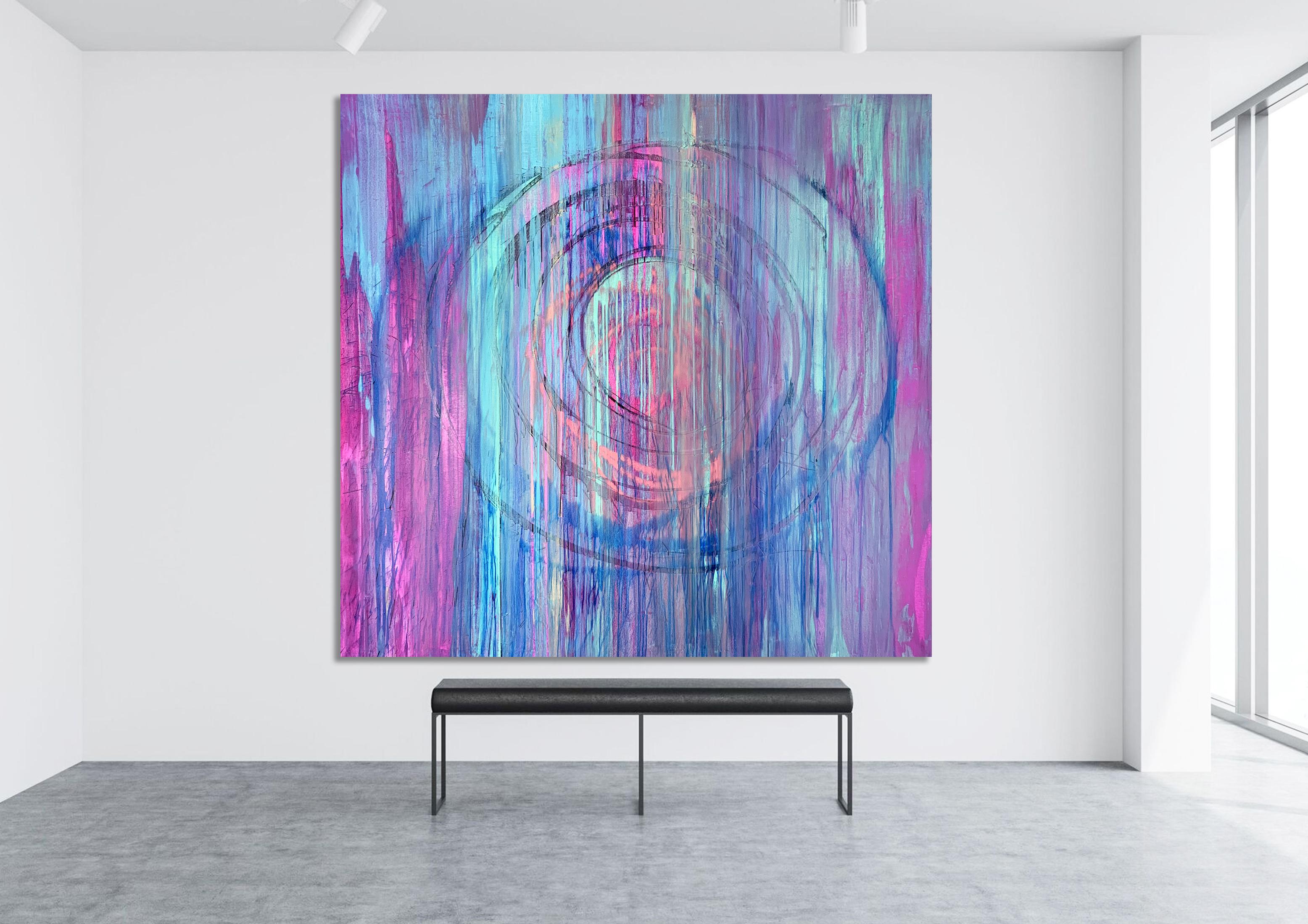 Eclipsed Asymmetry - Painting by Estelle Asmodelle