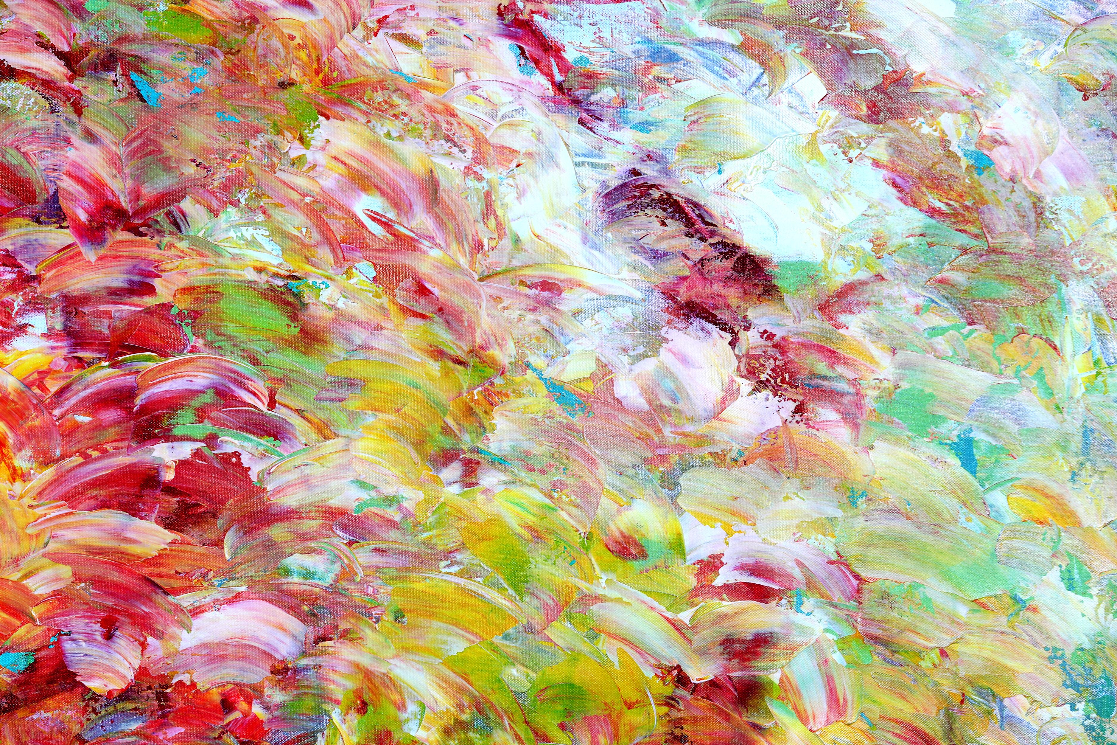 Evolving Colourscape  - Abstract Expressionist Painting by Estelle Asmodelle