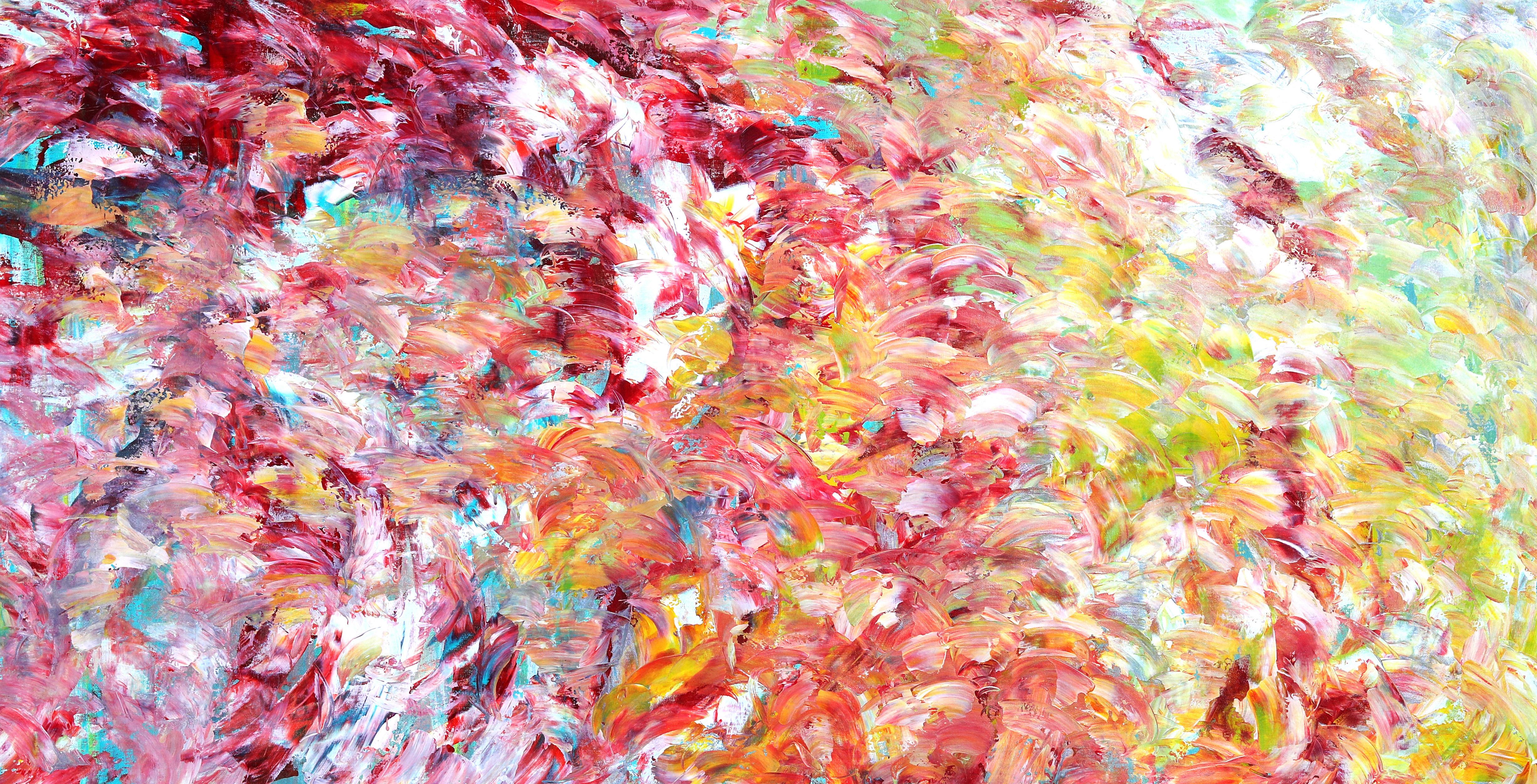 Estelle Asmodelle Abstract Painting - Evolving Colourscape 