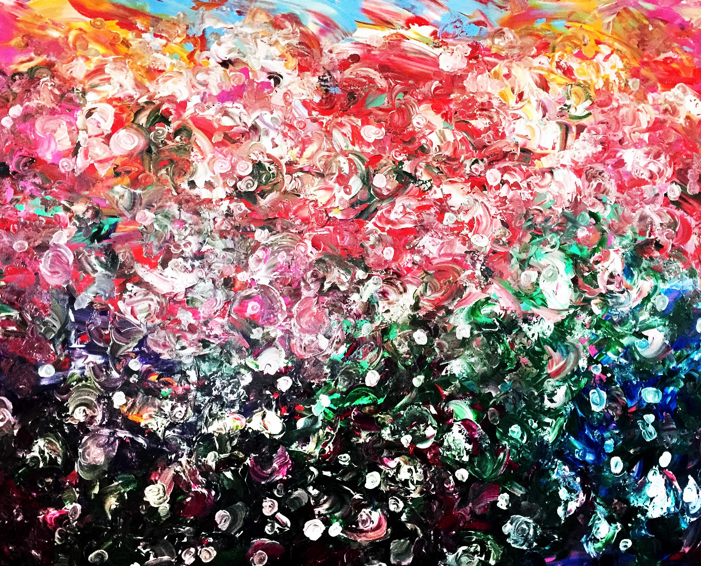 Estelle Asmodelle Abstract Painting - Forever Bloom
