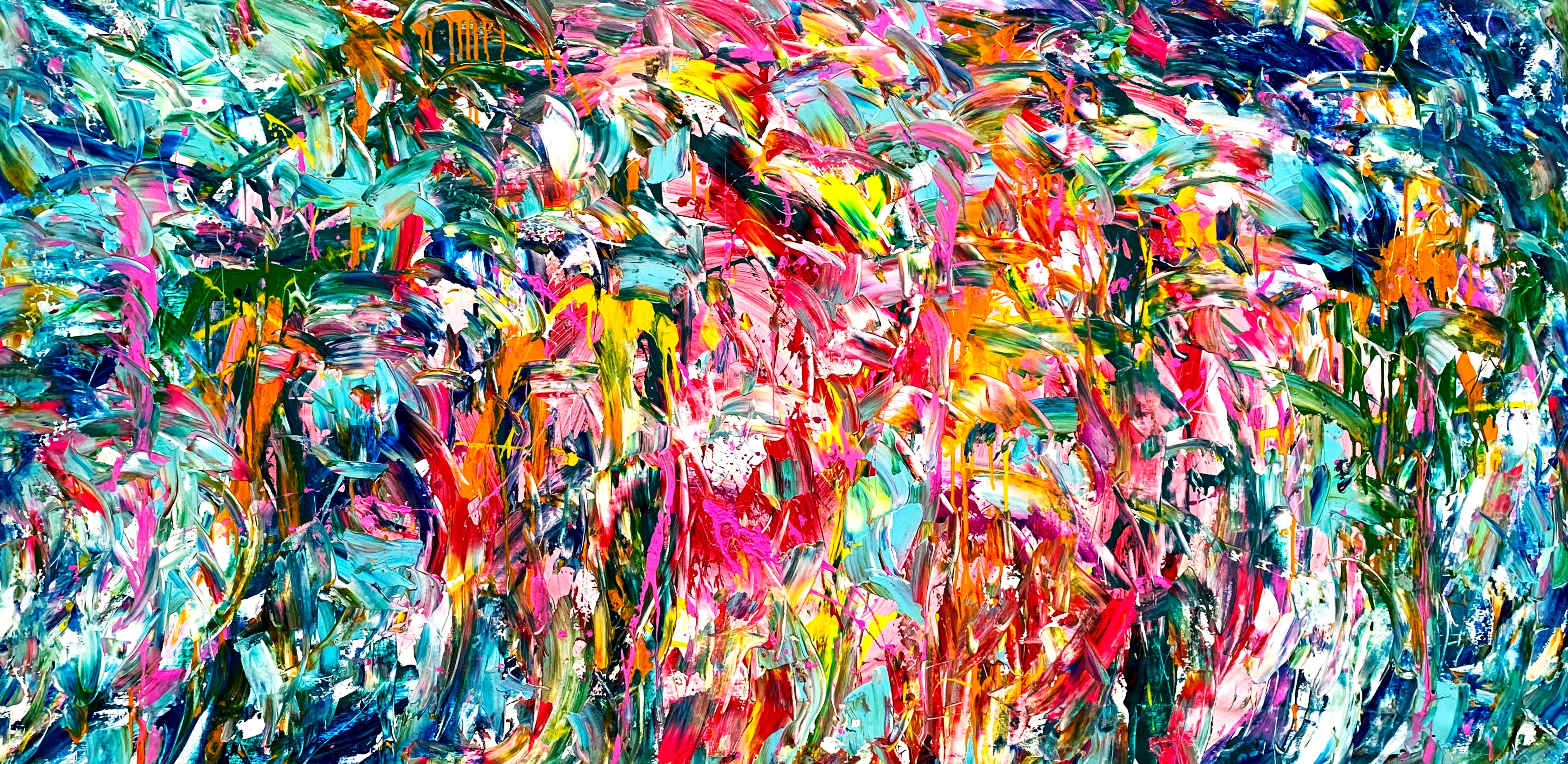 Estelle Asmodelle Abstract Painting - Freedom has a Price