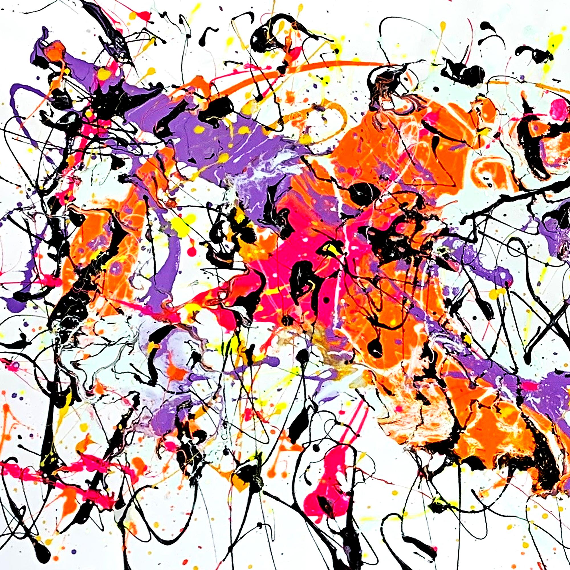 Freestyle Colourscape - Abstract Expressionist Painting by Estelle Asmodelle