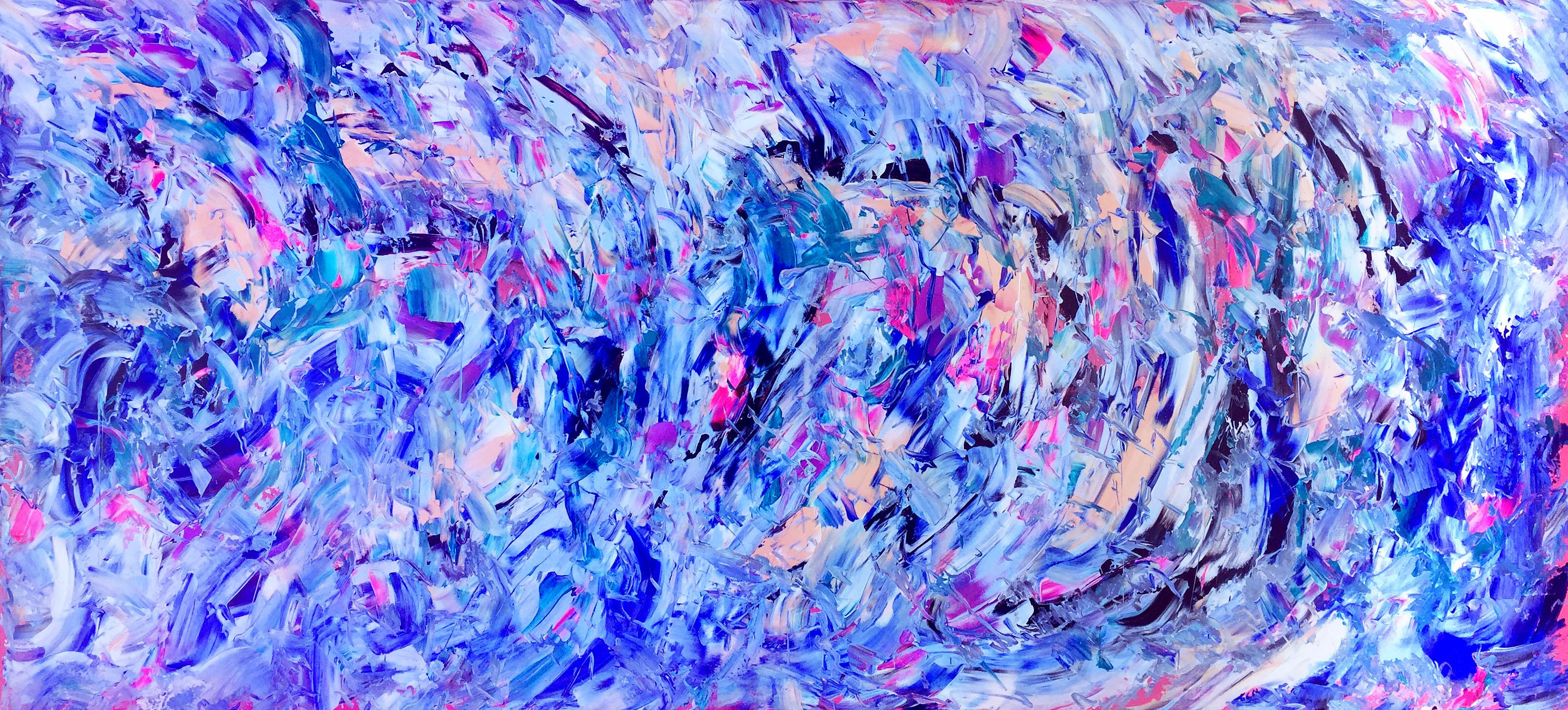 Estelle Asmodelle Abstract Painting - In Motion