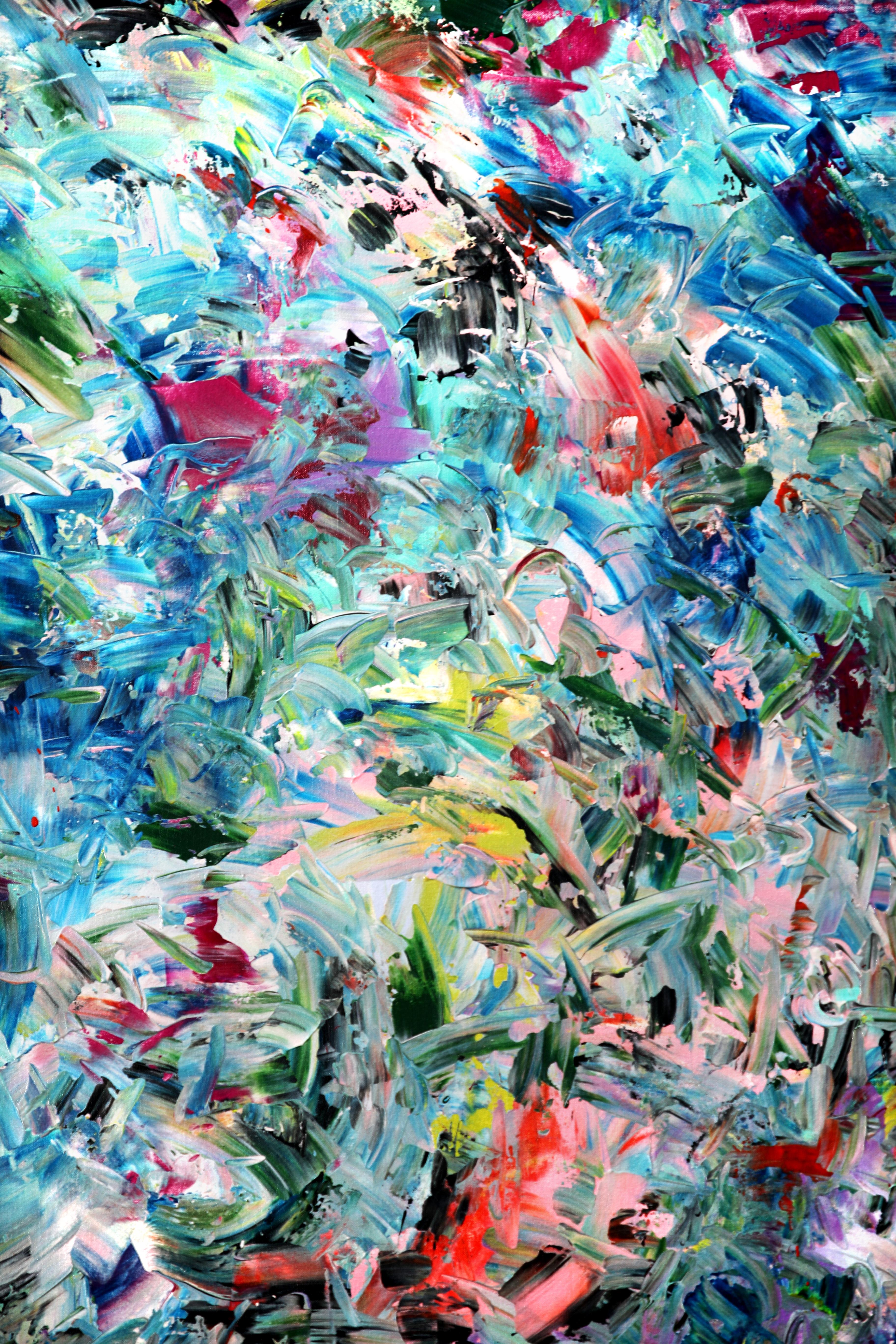 Invigorating Motion - Abstract Expressionist Painting by Estelle Asmodelle