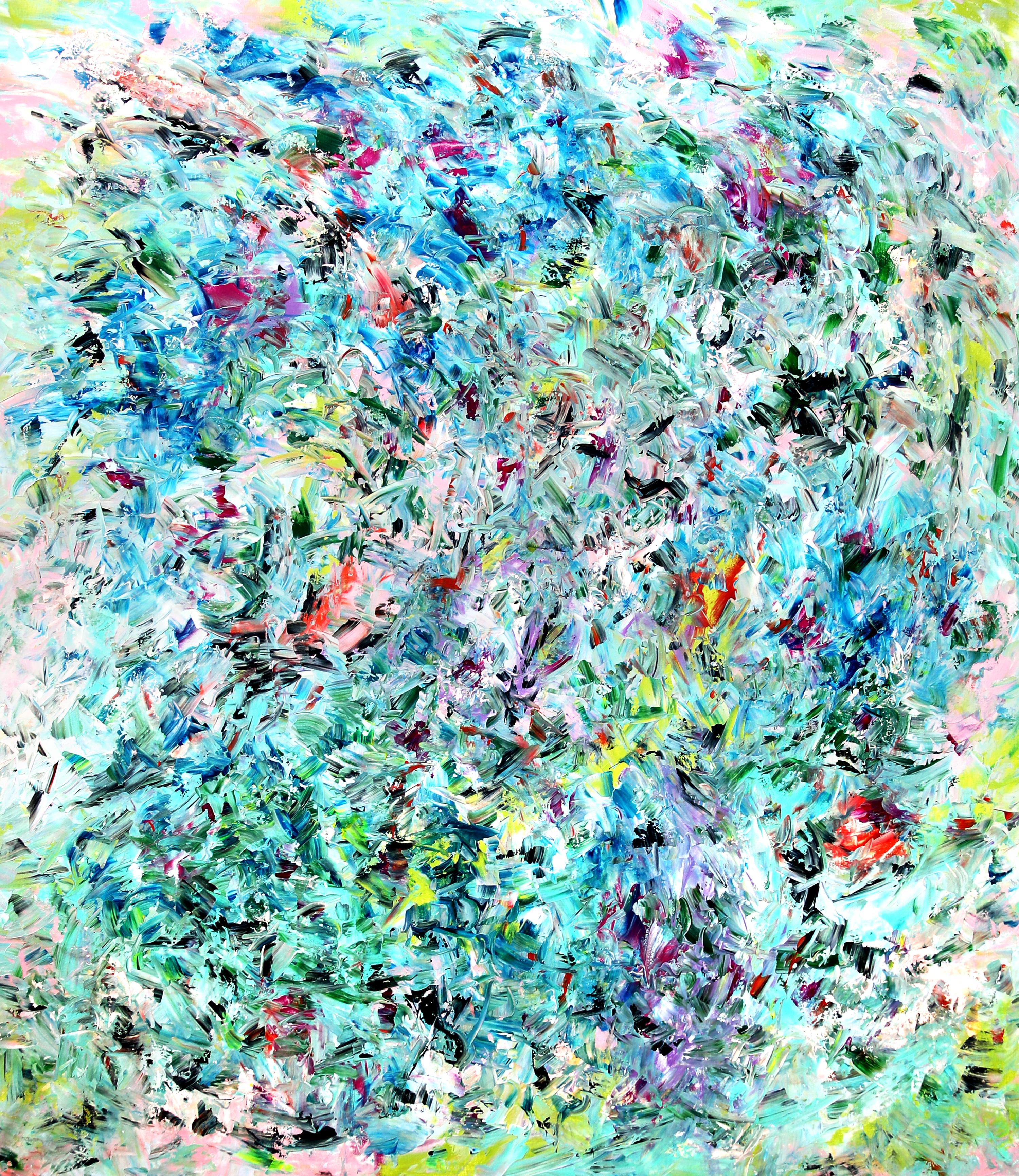 Estelle Asmodelle Abstract Painting - Invigorating Motion