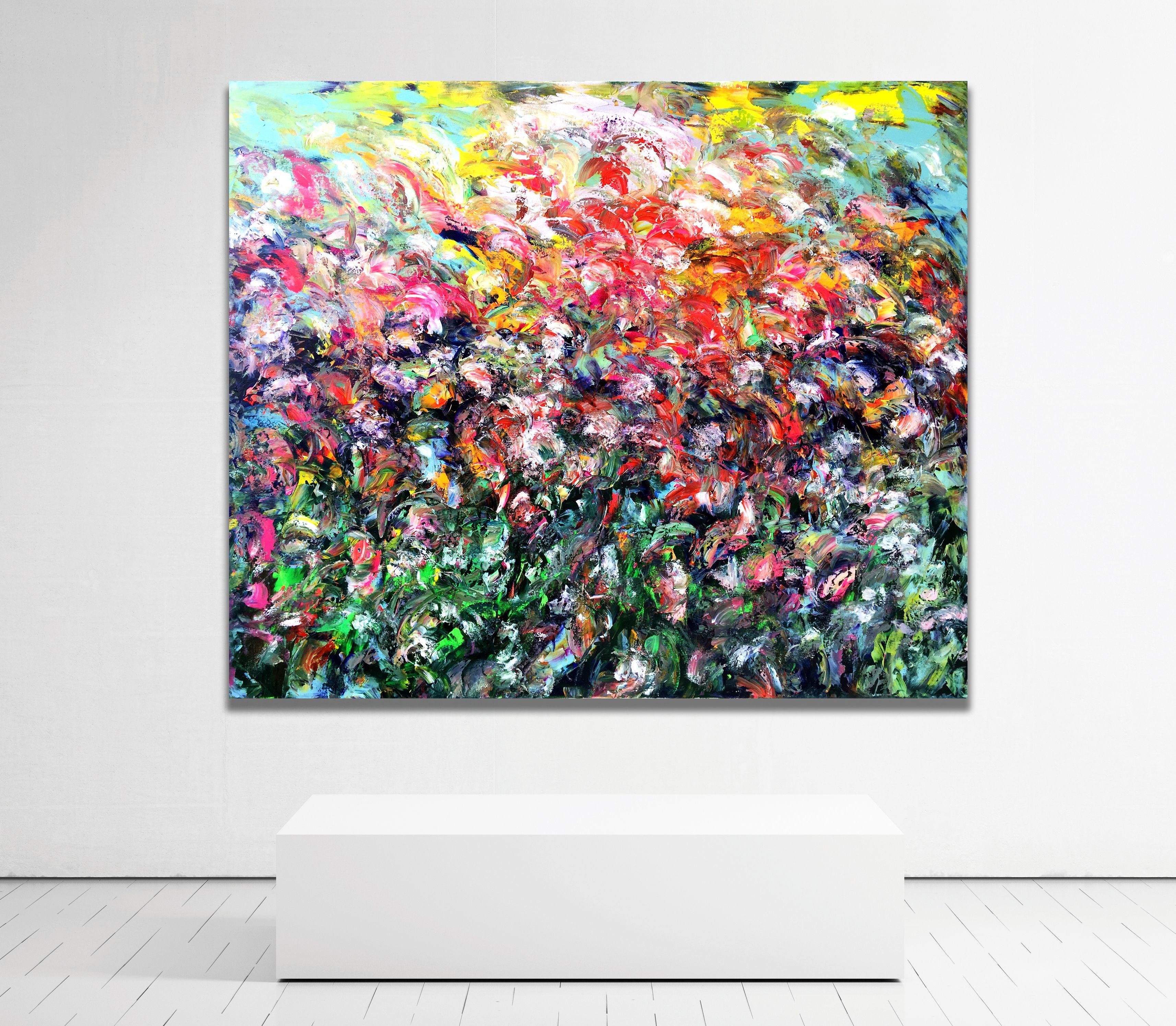Numero 75, Pittura, Acrilico su tela - Painting di Estelle Asmodelle