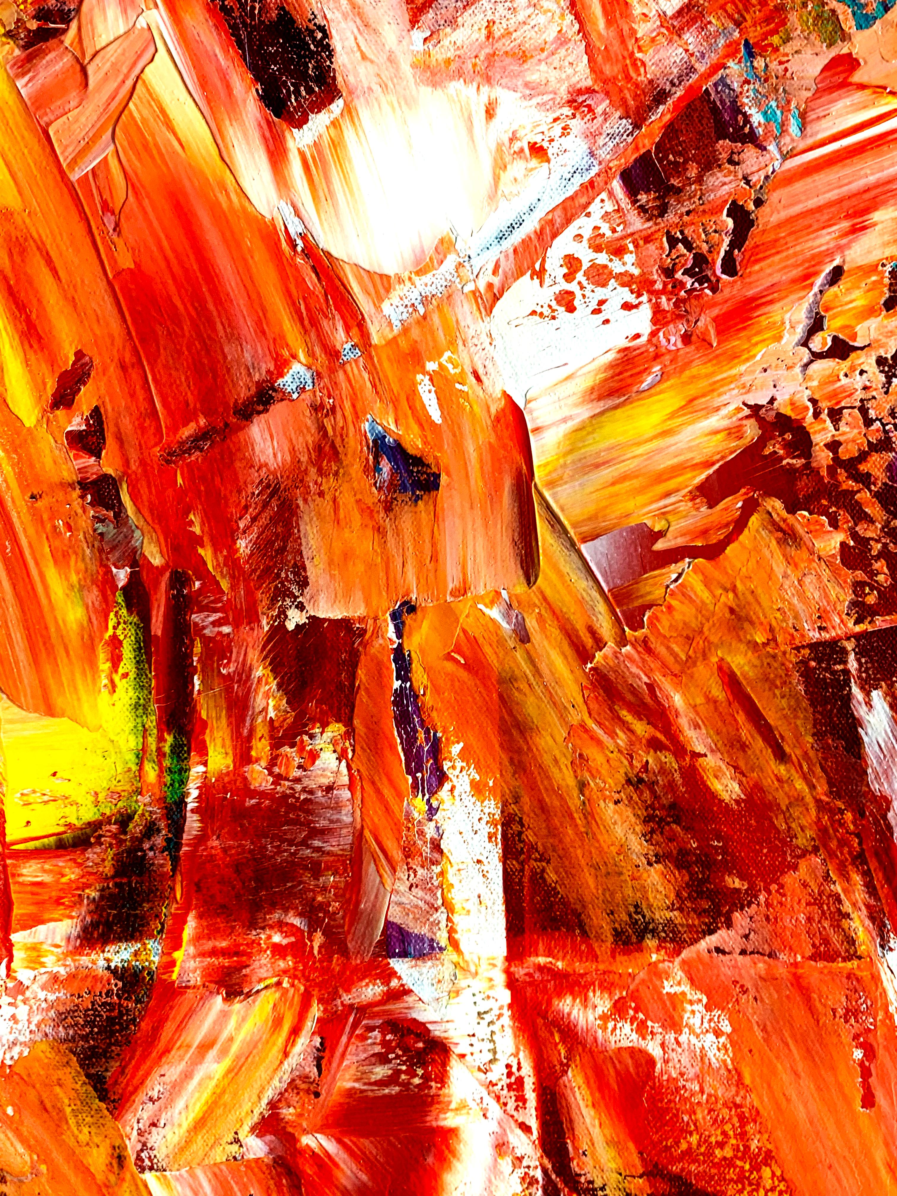 Number 78 - Abstract Expressionist Painting by Estelle Asmodelle