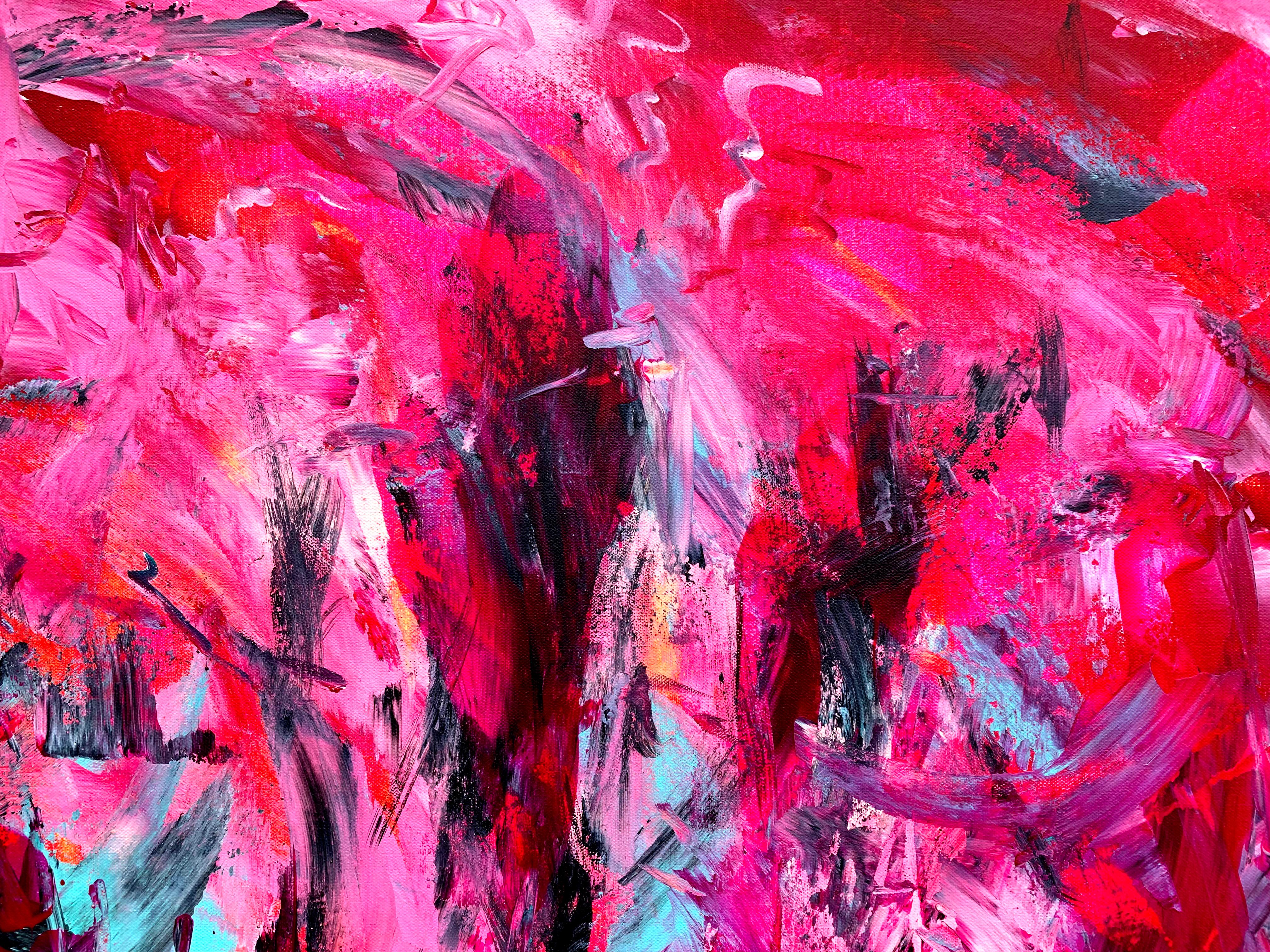 Otherworldly Existence - Abstract Expressionist Painting by Estelle Asmodelle