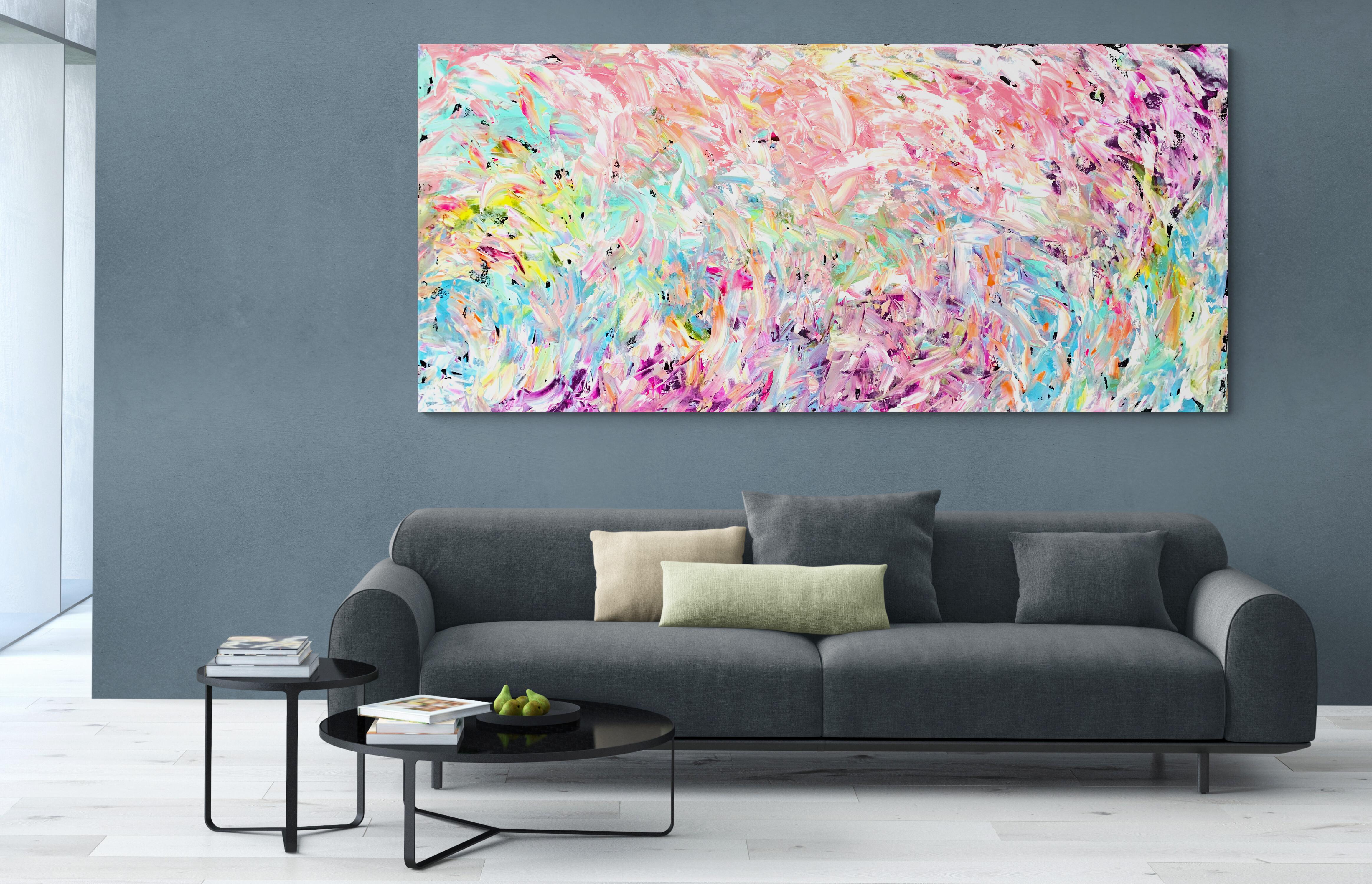 Pastel Seduction - Painting by Estelle Asmodelle