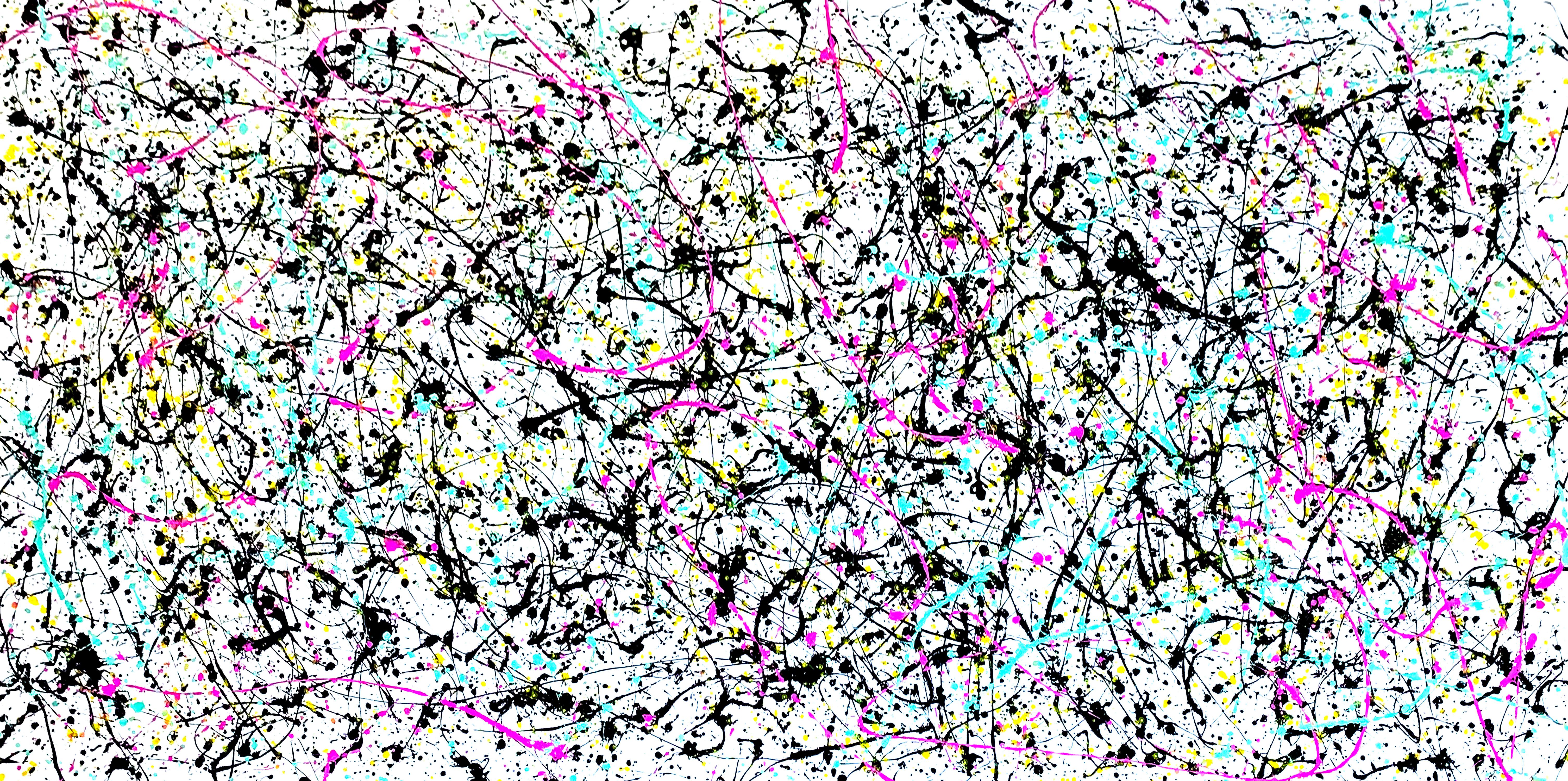 Estelle Asmodelle Abstract Painting - Post Pollock