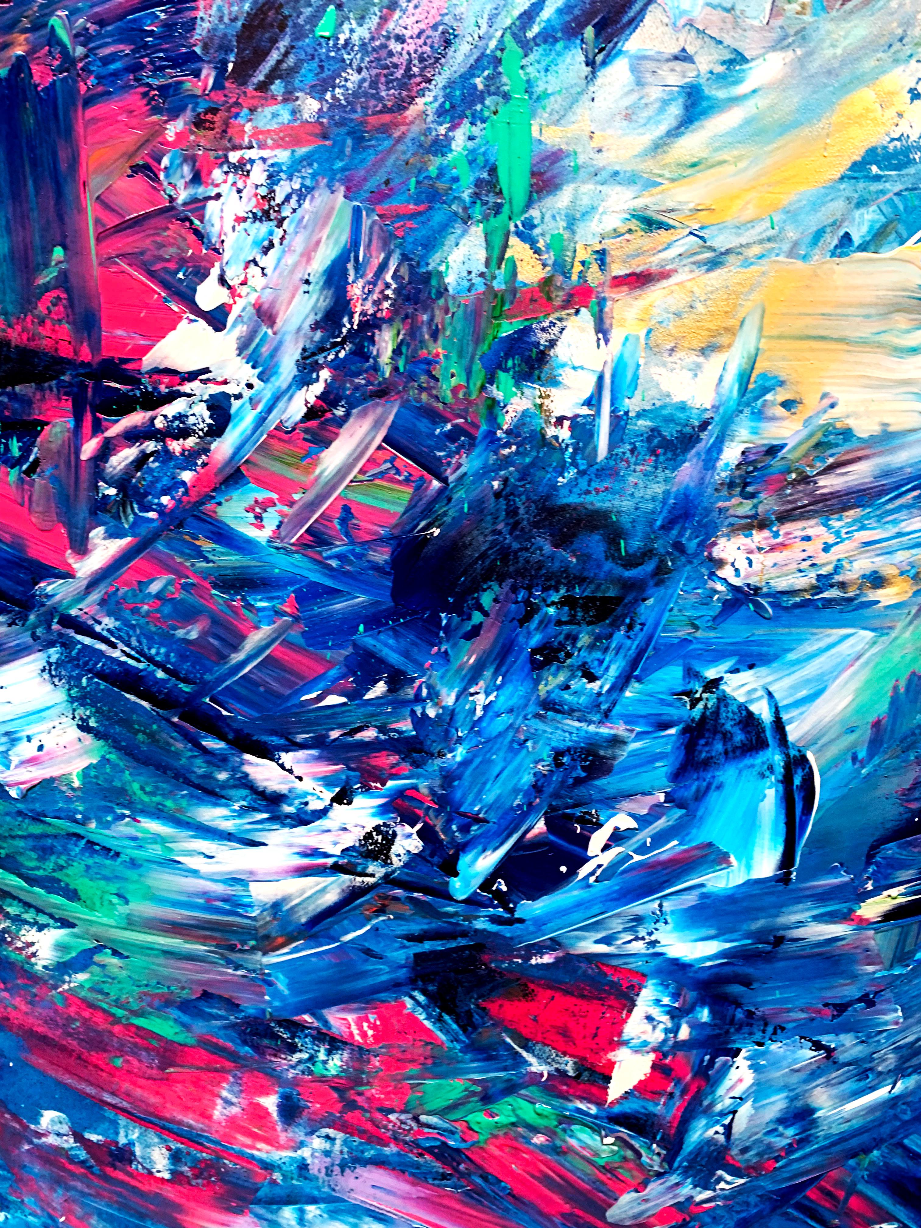 Rebirthing Eye - Painting by Estelle Asmodelle