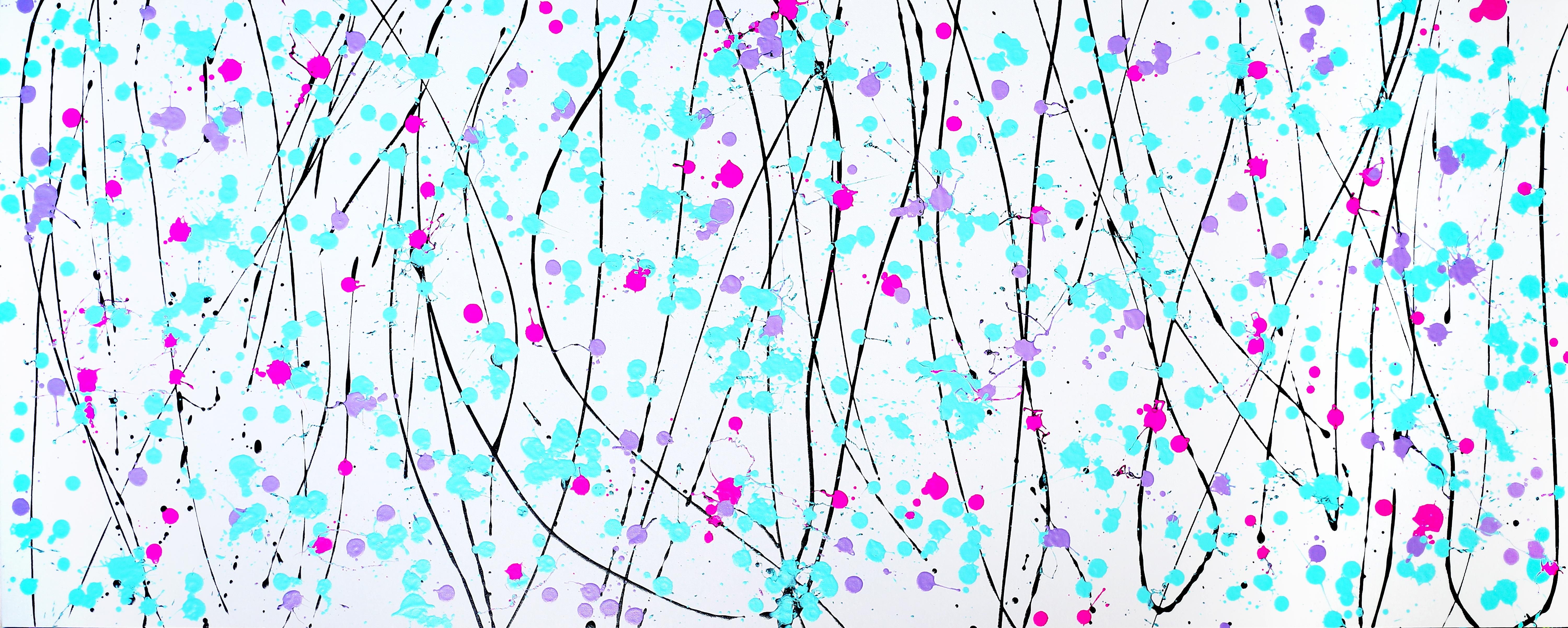 Primavera numero 2 - Dittico - Painting Espressionismo astratto di Estelle Asmodelle