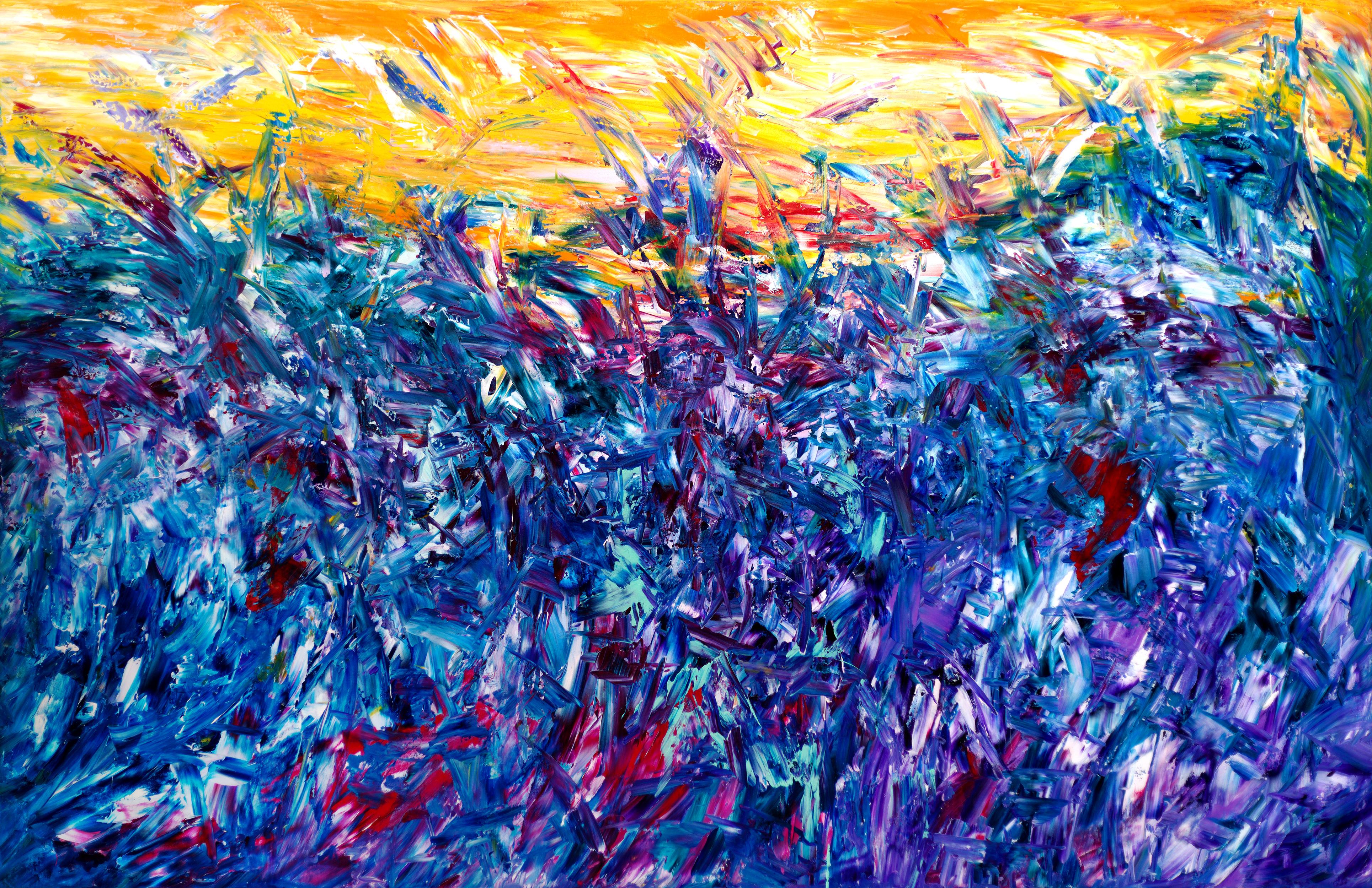 Estelle Asmodelle Abstract Painting - Tempestuous Nature