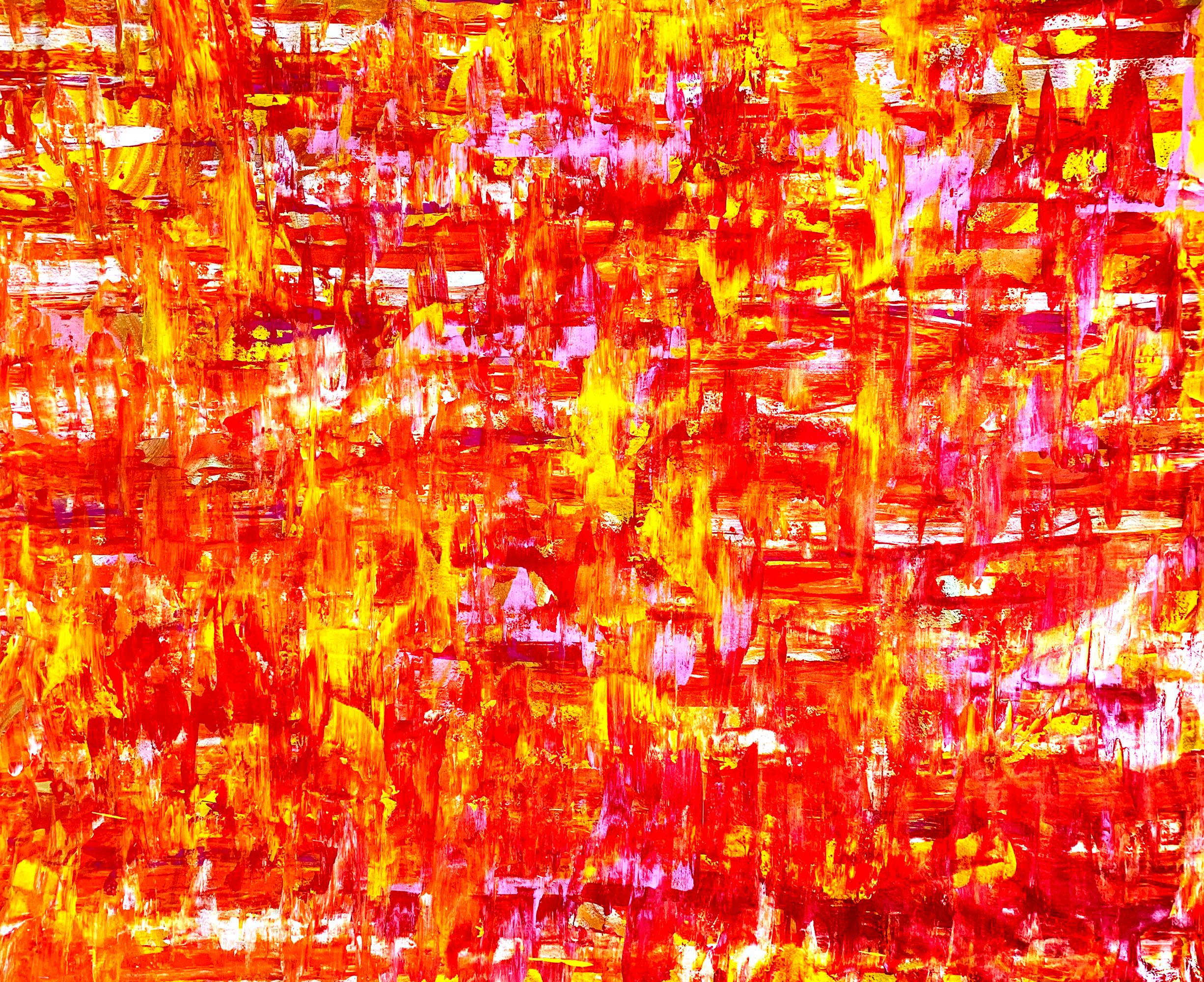 Estelle Asmodelle Abstract Painting - Warming
