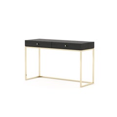 Contemporary Portuguese dressing table with customisable wood veneer