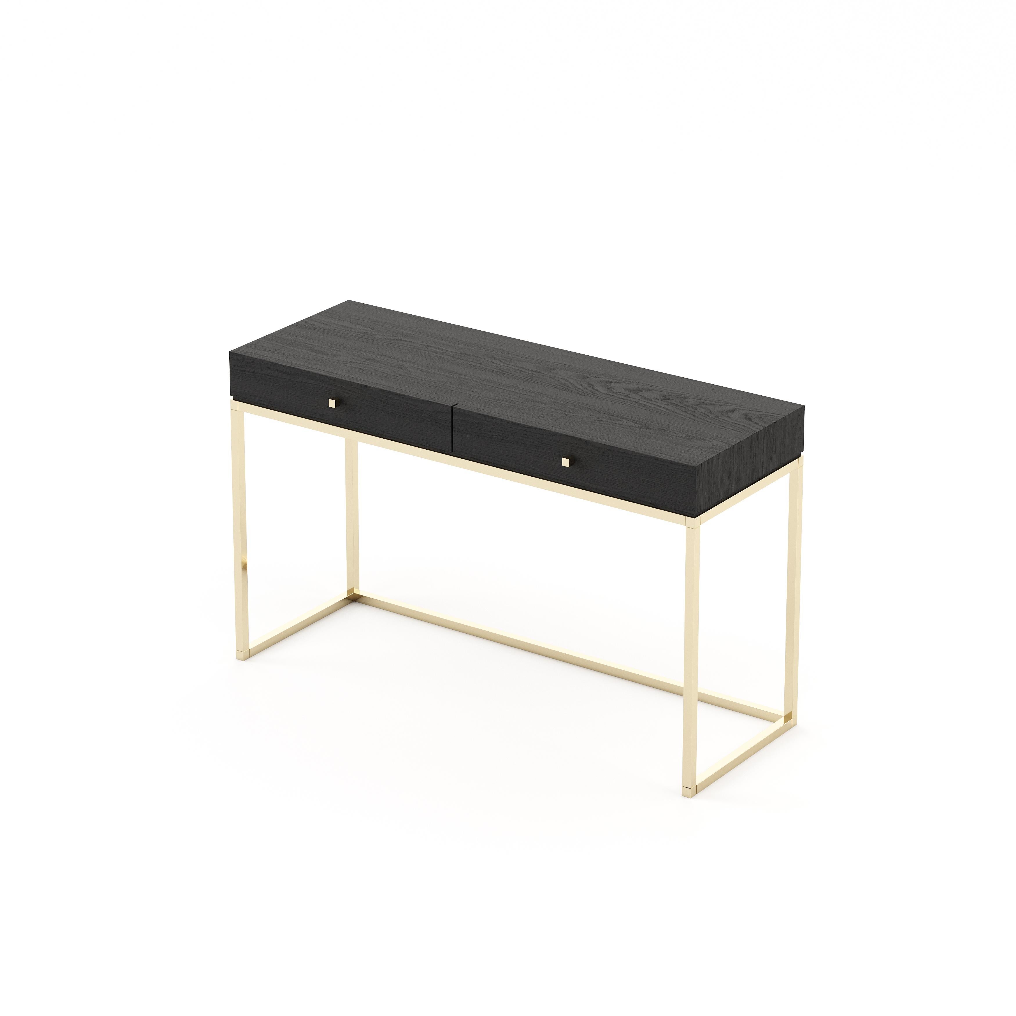 Modern Contemporary Portuguese dressing table with customisable wood veneer For Sale