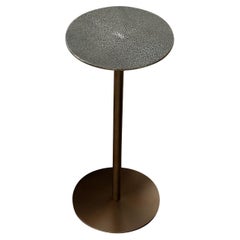 Ester Galuchat Side Black Table By Monica Geronimi