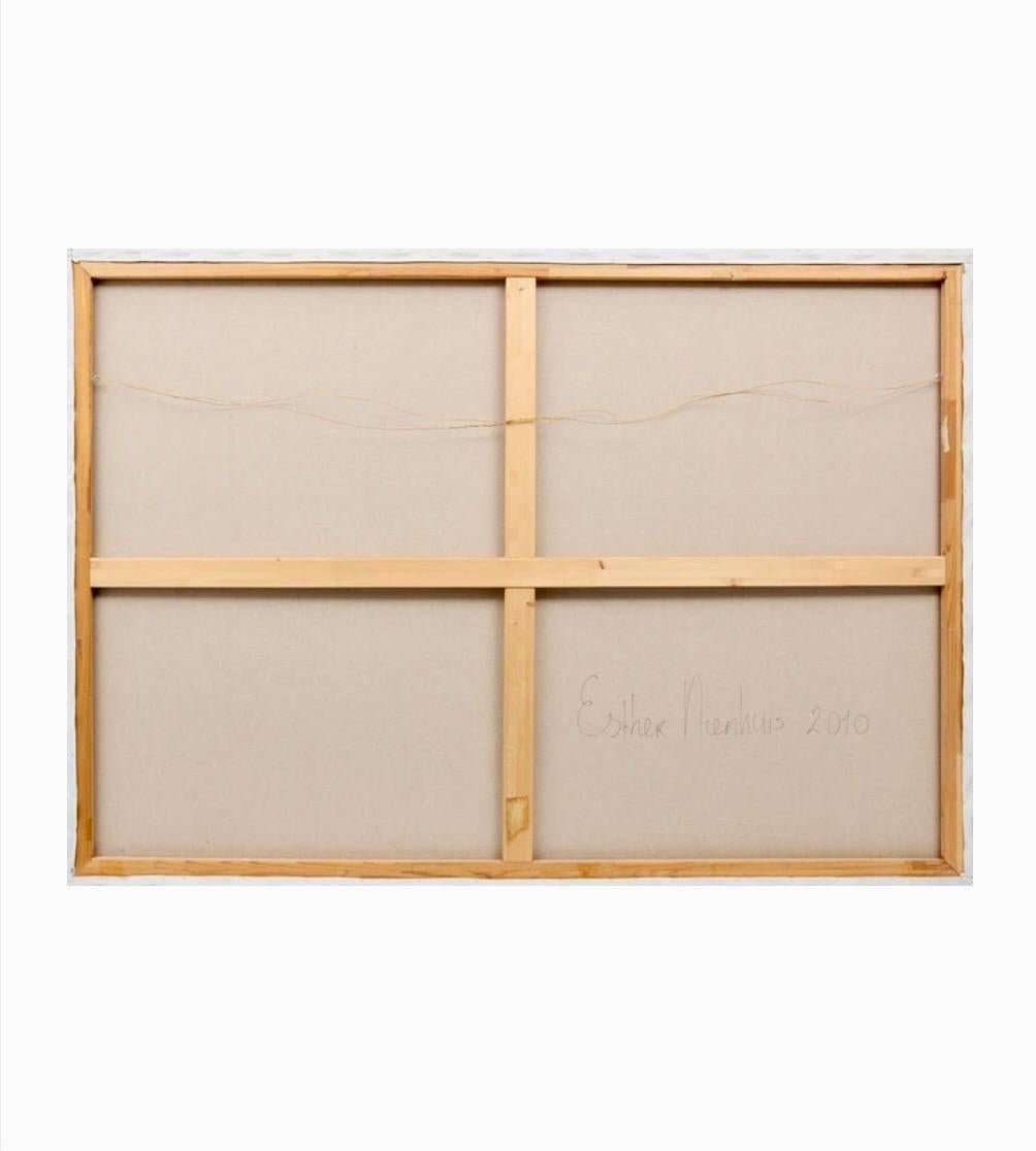 Ester Nienhuis, 
Niederländisch, geb. 1977 - 
Ohne Titel, 2010;

 Öl auf Leinwand, auf der Rückseite signiert und datiert 