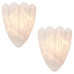 'Esterel' Alabaster Wall Lamp by Denis De La Mesiere