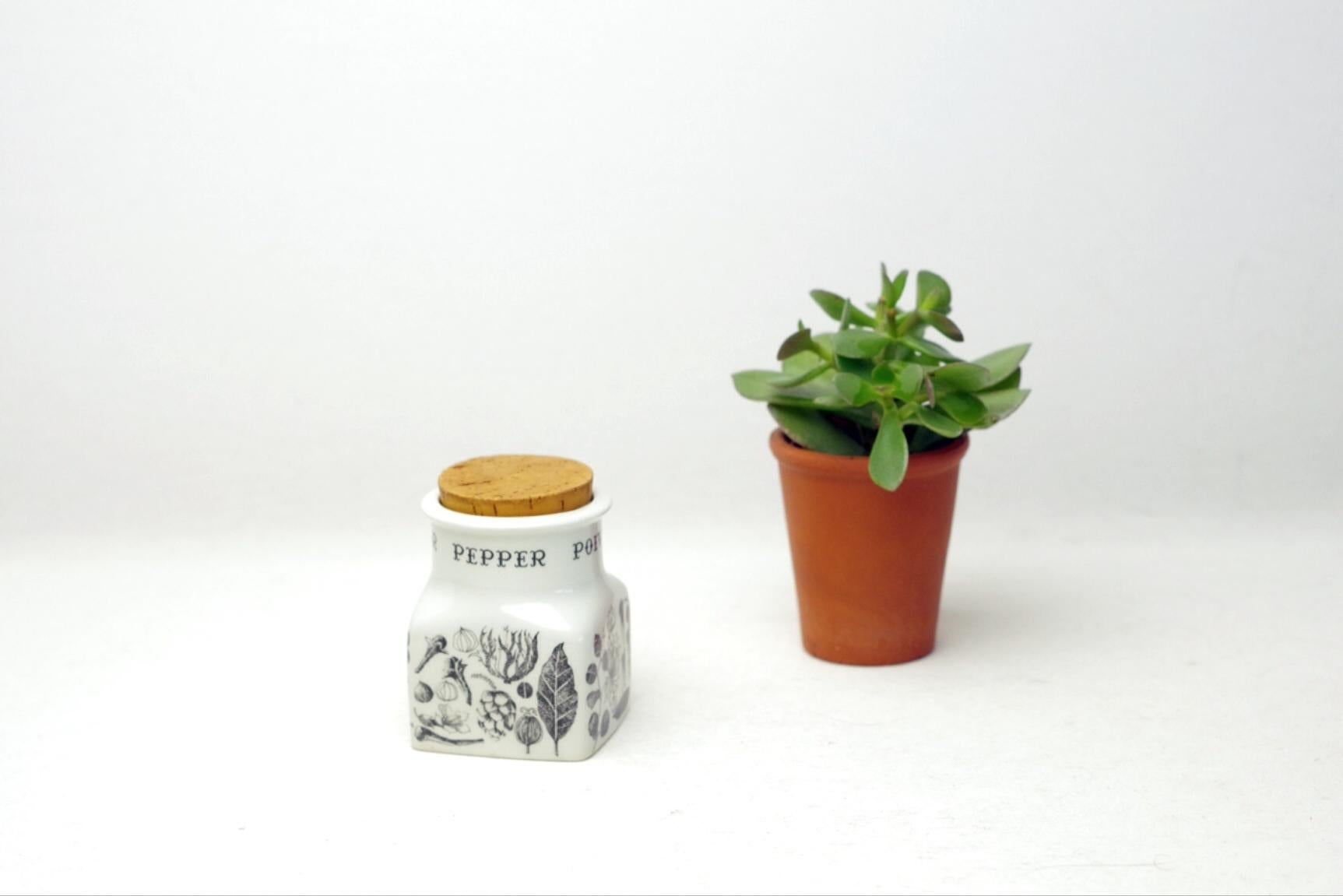 Product description:
We have on offer this pepper spice pot. At first glance, I was fascinated by the cuteness of these spice pots of this serie, but when I looked closely the design appeared to be very delicate as well. Lining up all the spice