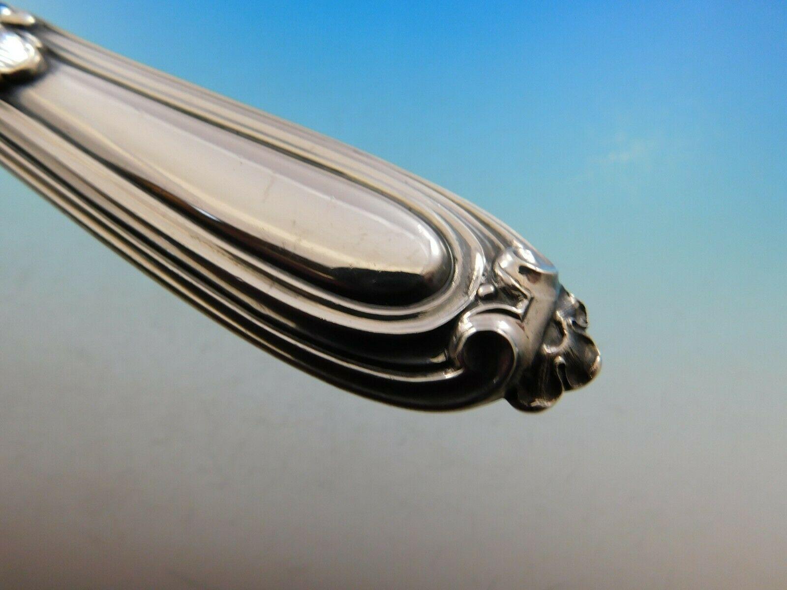 20th Century Esteval by Buccellati Italy Sterling Silver Vegetable Serving Fork