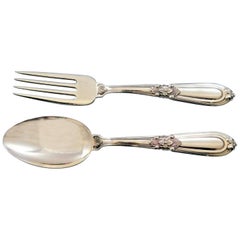 Esteval by Buccellati Italy Sterling Silver Vegetable Serving Set, 2 Pieces