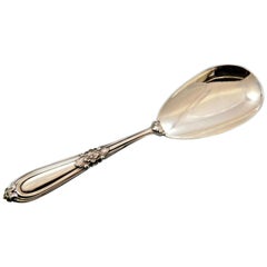 Esteval by Buccellati Italy Sterling Silver Vegetable Serving Spoon