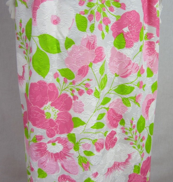 Women's  Estevez Floral Maxi Dress Poet Sleeves - Vintage 1970s 