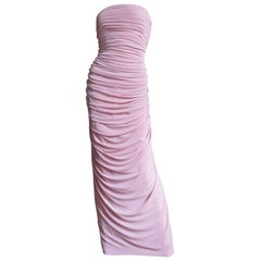 Estevez New Strapless Column Gown 1970
