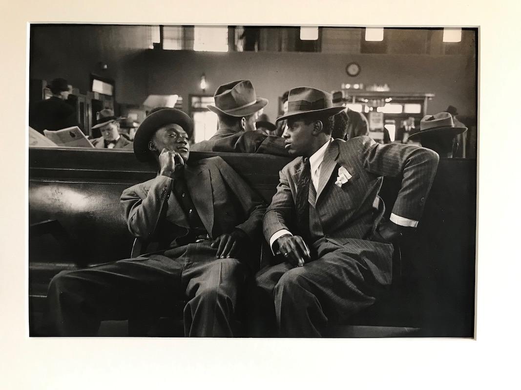 Esther Bubley Portrait Photograph - Vintage Greyhound Bus Station, New York City, 1947 Signed Hand Printed Original