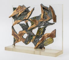 Esther Fuhrman Abstract Bronze Sculpture