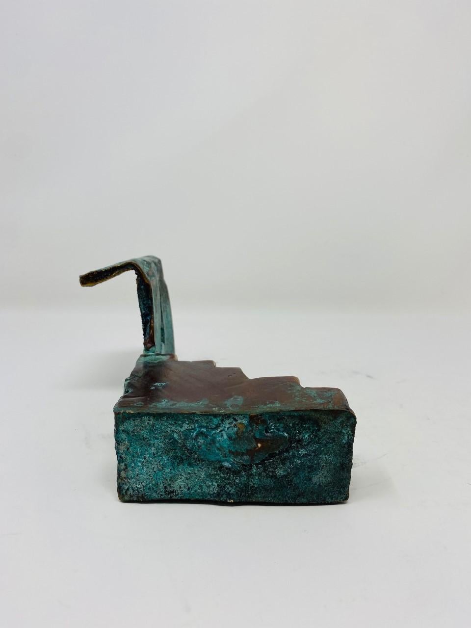 Esther Fuhrman Abstract Bronze Stairway Scupture '20th C.' For Sale 1