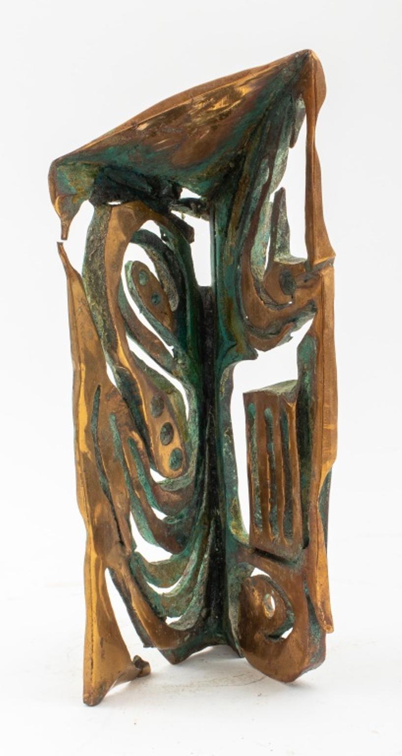 Esther Fuhrman Modern Abstract Bronze Sculpture In Good Condition For Sale In New York, NY