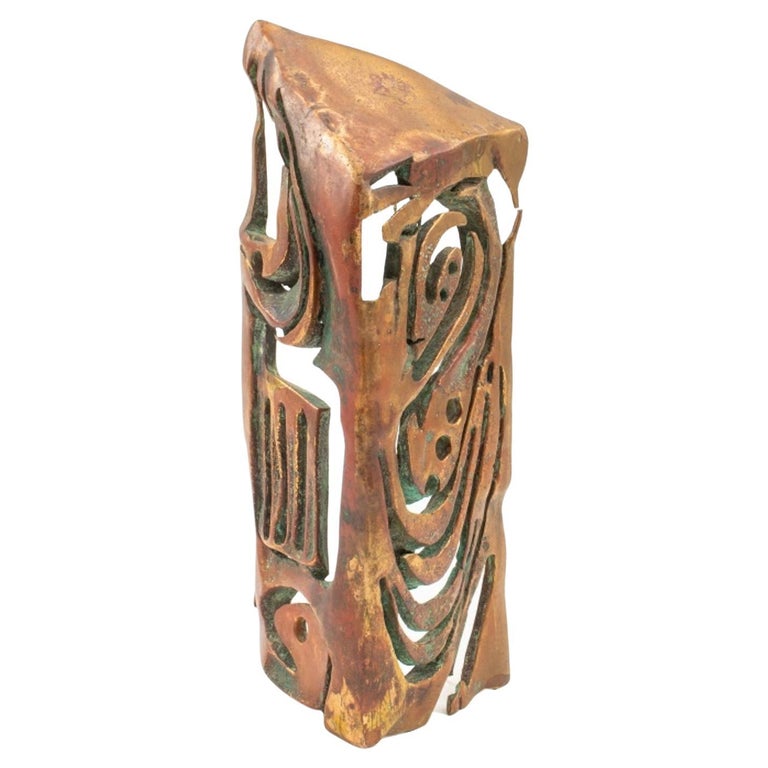 Esther Fuhrman Modern Abstract Bronze Sculpture For Sale at 1stDibs