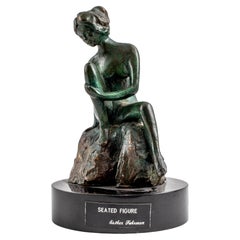 Esther Fuhrman "Seated Figure" Modern Bronze