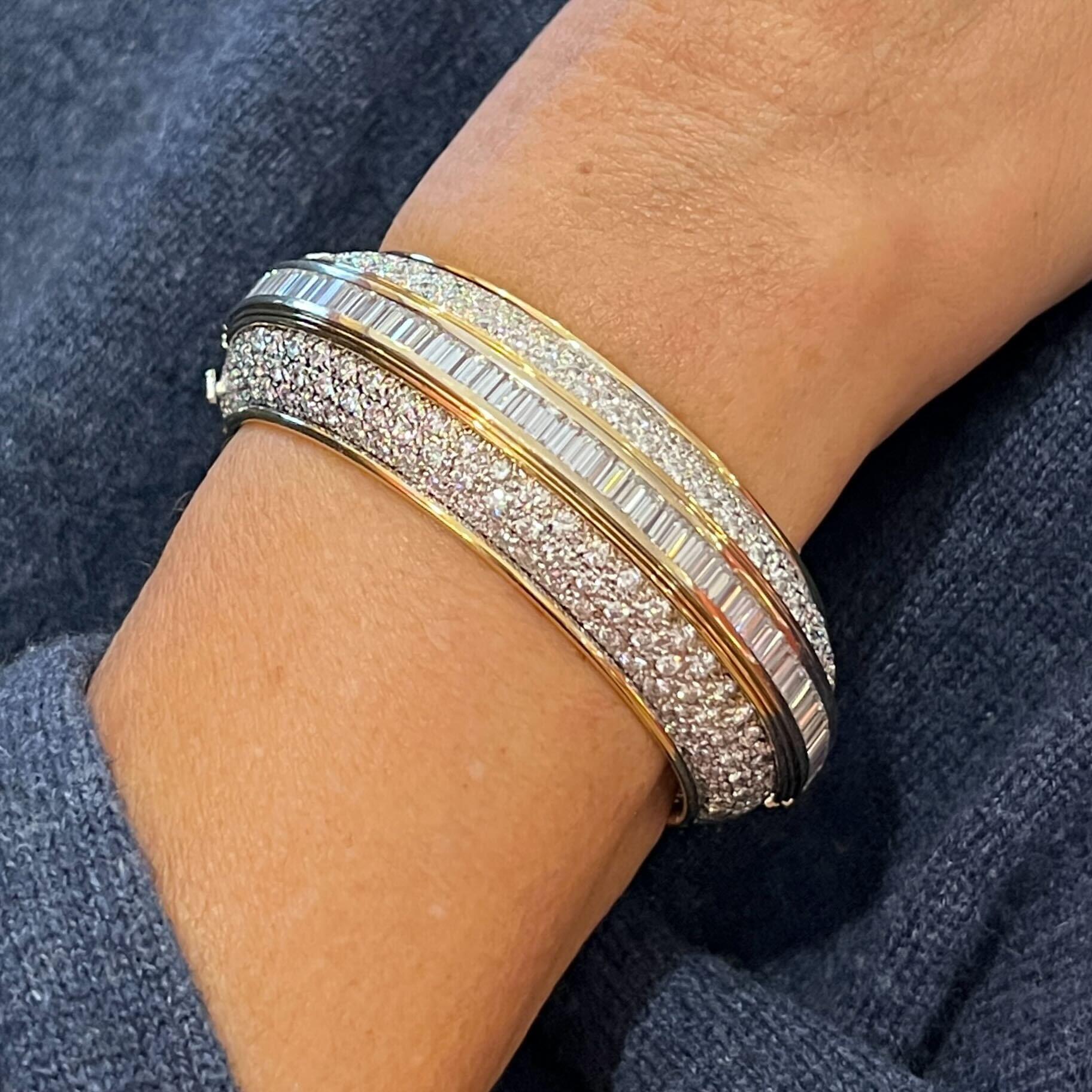 ESTHER GALLANT Gold and Diamond Bracelet In Excellent Condition In New York, NY