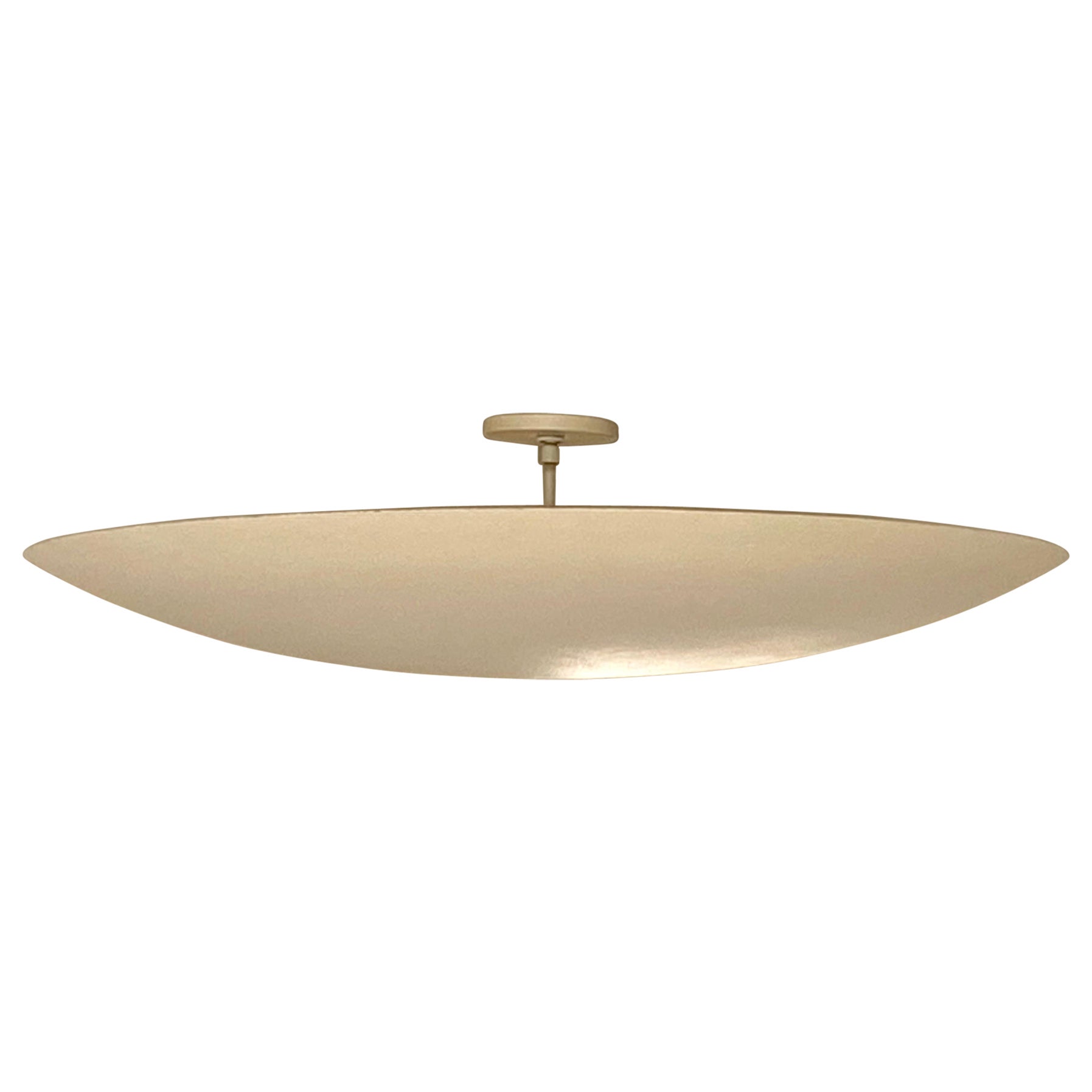 Esther & Gross Wood 1950s Design Ceiling Saucer Lamp MoMA NY by Nova Lighting