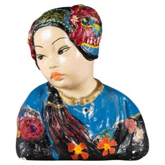 Esther Hunt Chalkware Bust c.1920