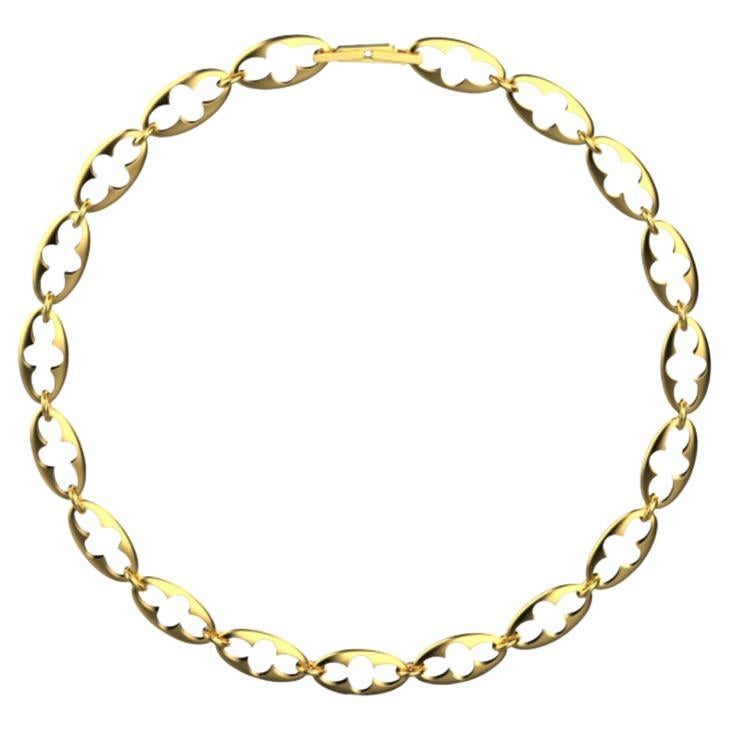 Esther Link Necklace, 18k Gold