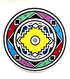 Esther Mahlangu - Ndebele Abstract 32 Ndebele Abstract 32