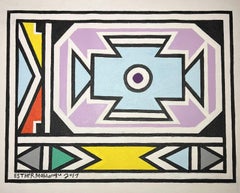 Untitled, African art, Acrylic Painting, Abstract Art, Geometric Abstraction