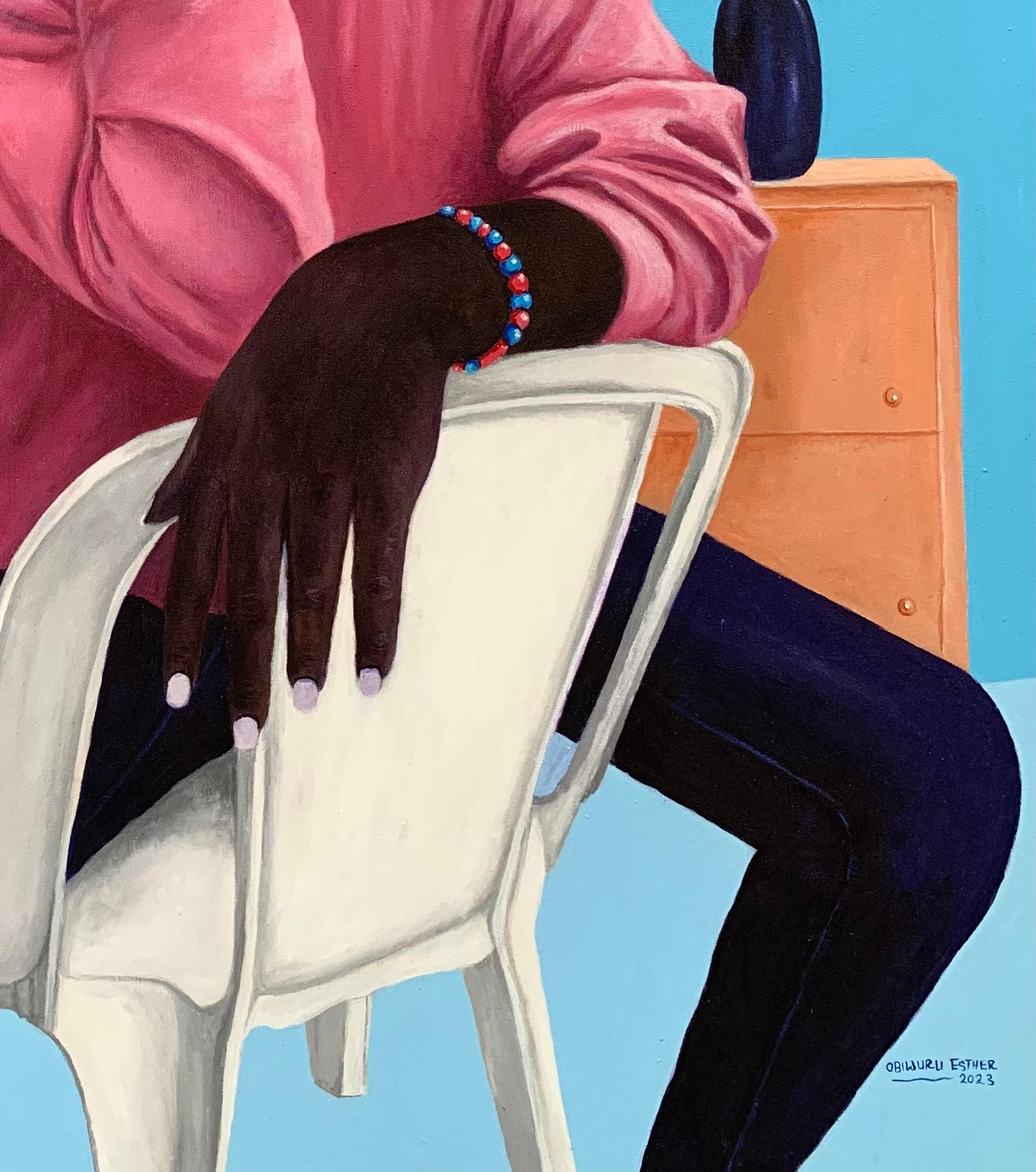 El arte es una forma de expresión que puede adoptar muchas formas. Una de esas formas es la pintura, y Esther Obiwuru es una artista que ha creado una poderosa obra de arte titulada 