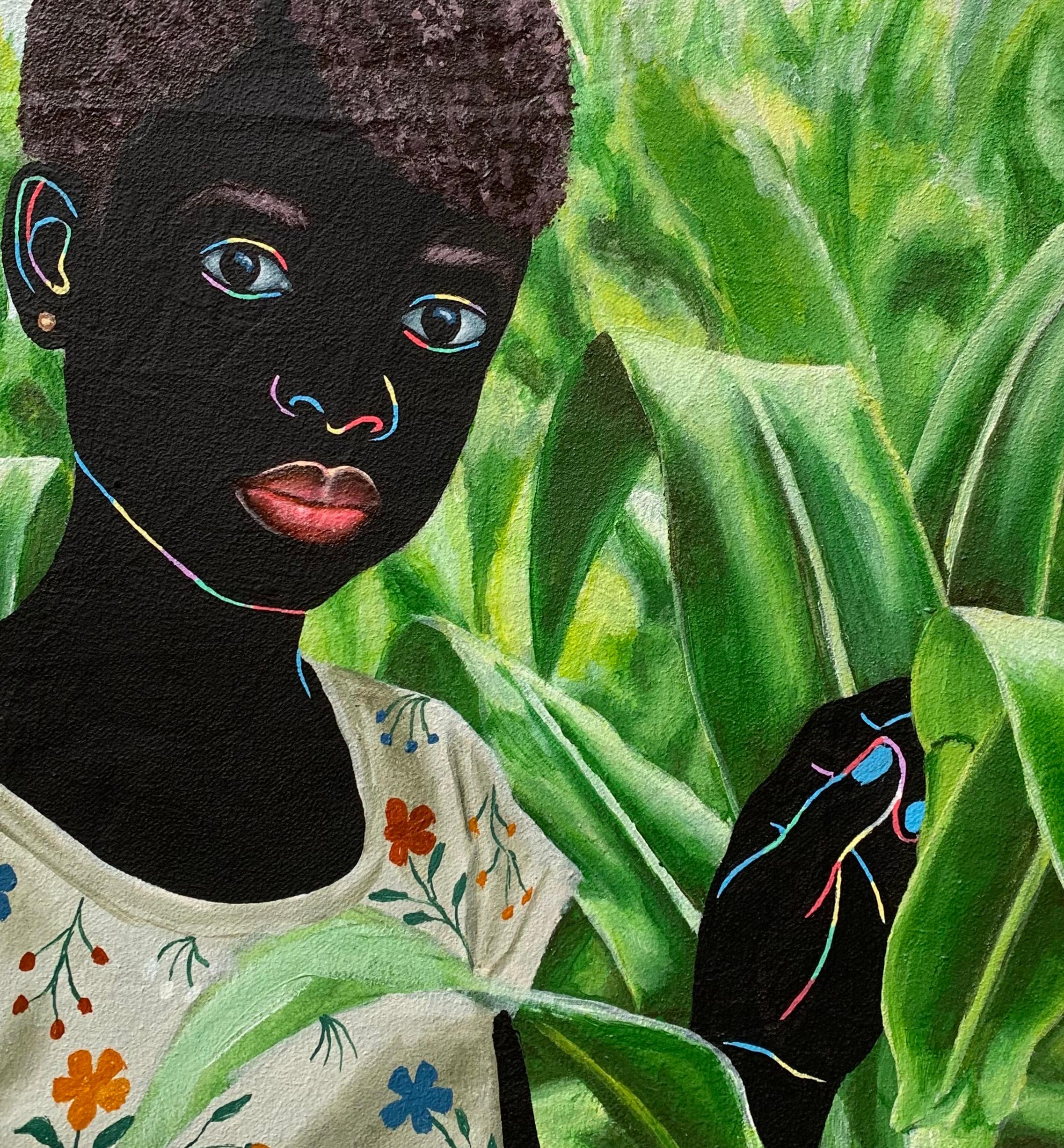 Versandverfahren
Versand in einem gut geschützten Rohr aus Nigeria
Dieses Werk ist ein Unikat, kein Druck oder eine andere Art von Kopie.
Begleitet von einem Echtheitszertifikat (ausgestellt von der Galerie)

Über den Künstler
Esther Oyeyemi ist