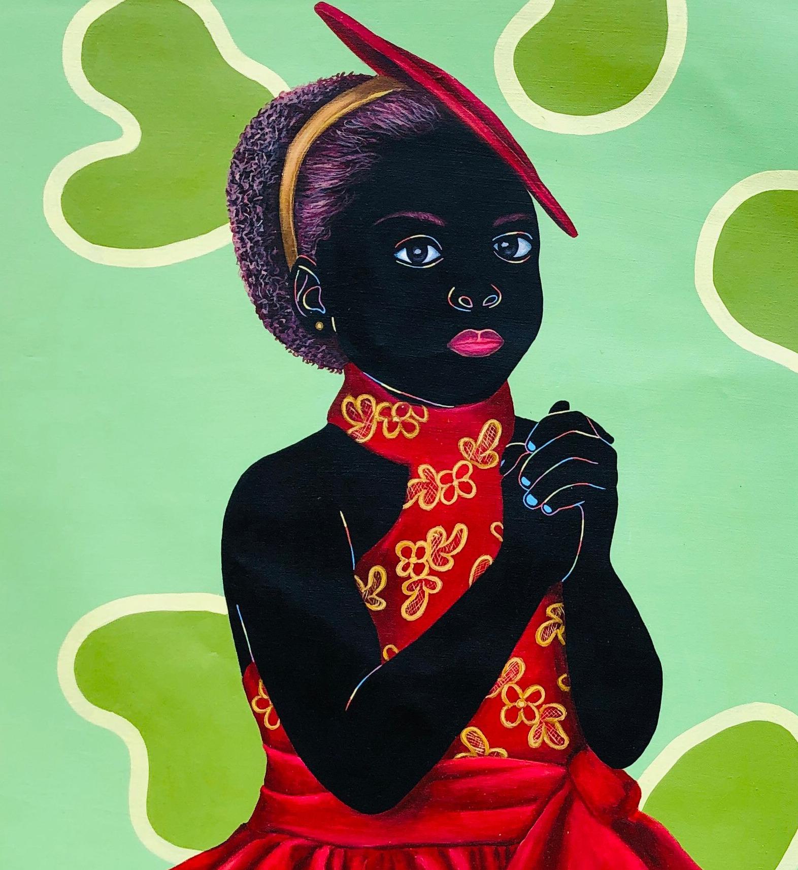Queen (série I) - Painting de Esther Oyeyemi