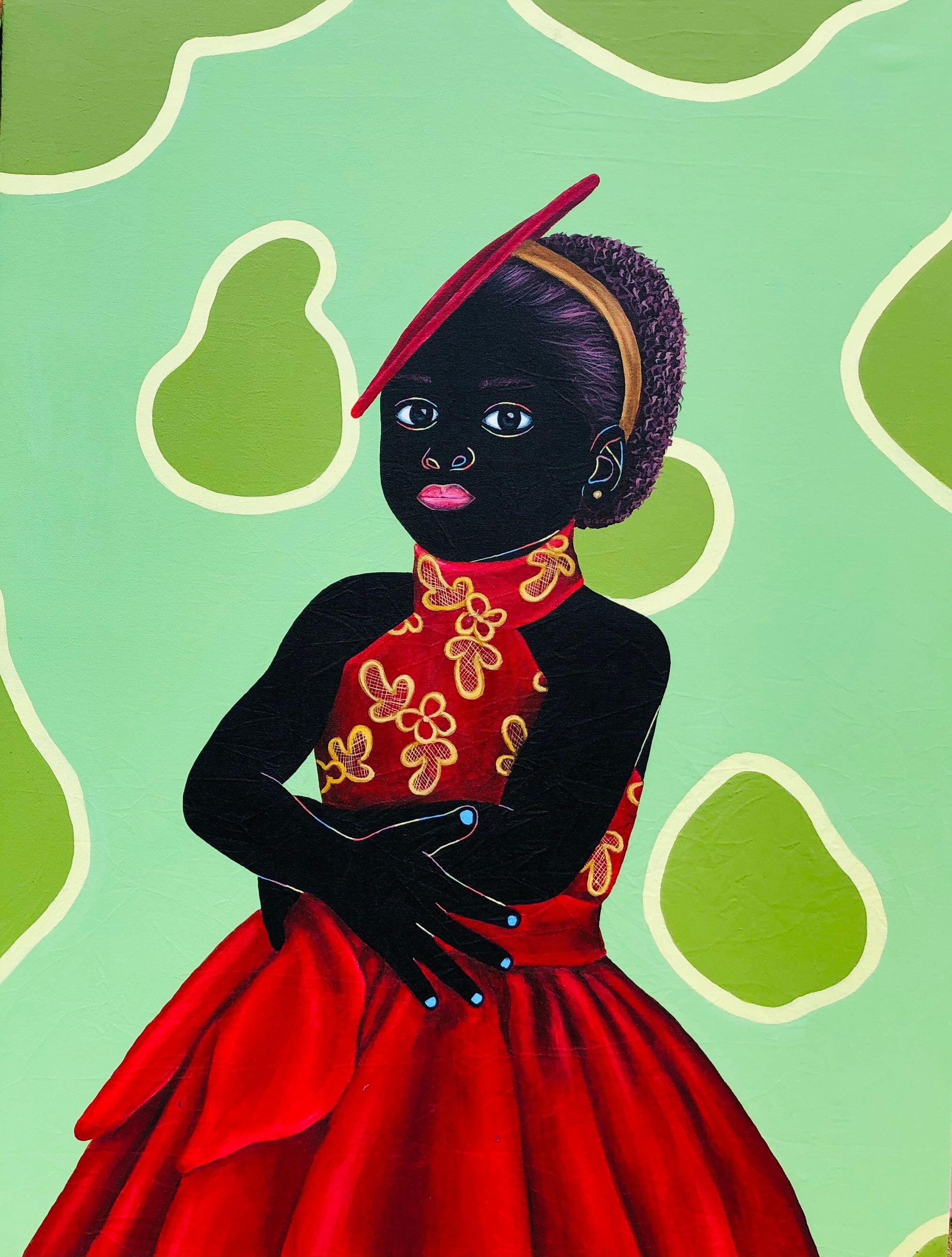Interior Painting de Esther Oyeyemi - Reina (Serie II)
