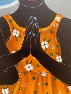 Supplications I - Contemporary Figurative Spiritual Painting