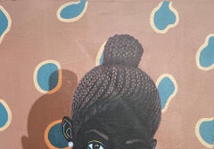 Tapestry of Beauty (Agbeke) 4 - 21st Century, Contemporary, Figurative, Portrait