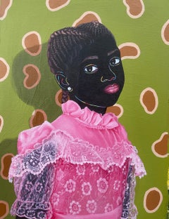 Tapestry of Beauty (Anike) 3 - 21st Century, Contemporary, Figurative, Portrait