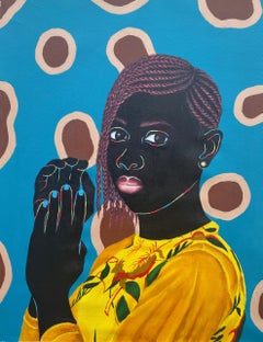 Tapiz de Belleza (Arike) 2 - Siglo XXI, Contemporáneo, Figurativo, Retrato