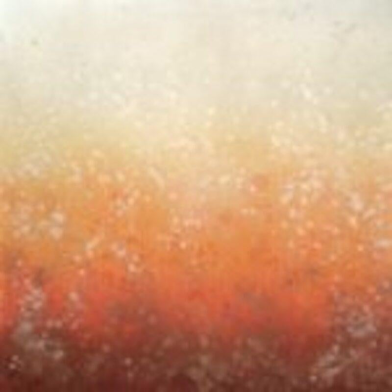 TINTED LIGHT Abstract Orange Painting Esther Rosa Earth Tones 1